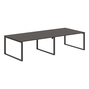 Стол для переговоров EDIS Q EQCT 3114, мокко/мокко, 3132х1346х750 мм