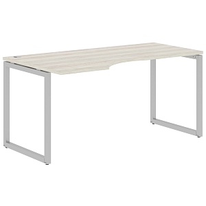 Стол эргономичный XTEN-Q XQCET 169(L), левый, сосна эдмонт/алюминий, 1600х900х750 мм