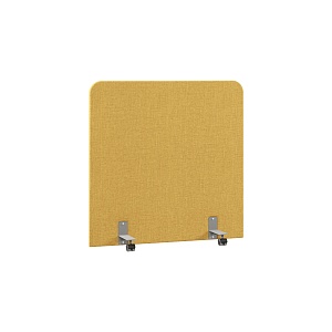 Акустическая перегородка на роликовых опорах RAND RA.R-120/120, желтый, 1200х28х1200 мм