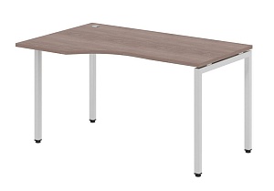 Стол эргономичный XTEN-S XSCET 149(L), левый, дуб сонома/алюминий, 1400х700/900х750 мм