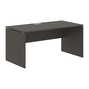 Стол прямой EDIS EDST 1580, мокко/белый, 1560х800х750 мм