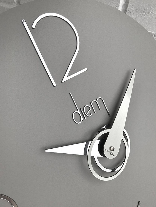 Часы настенные Diem, диаметр 40/серый – фото 2