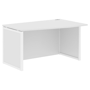 Стол эргономичный XTEN-QP XQPCT 149H(R), правый, белый/белый, 1400х900х750 мм