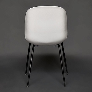 Стул Beetle Chair, металл/пластик белый