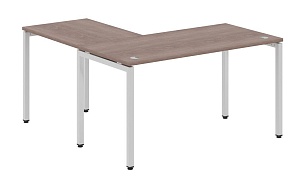 Стол угловой XTEN-S 140x150,  дуб сонома/алюминий