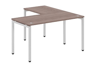 Стол угловой XTEN-S 140x150,  дуб сонома/алюминий