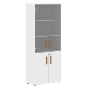 Шкаф комбинированный FORTA FHC 80.2(Z), белый, 802х429х1983 мм