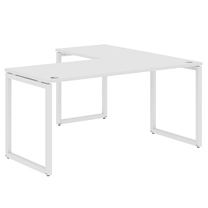 Стол угловой XTEN-Q, 160х150, белый/белый