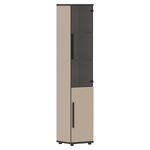 Шкаф высокий USTO UHCS 38.2, мокачино, 384х365х1975 мм