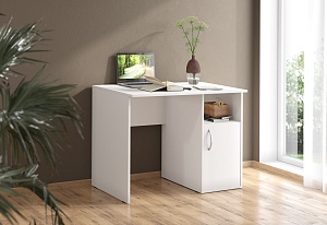 Стол компьютерный CD.1059 COMP 100x60 см, Белый