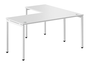 Стол угловой XTEN-S 160x150,  белый/белый