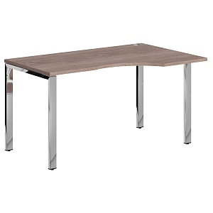 Стол эргономичный XTEN GLOSS XGCET 149(R), правый.1, дуб сонома, 1400х900х750 мм