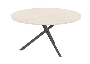 Стол для переговоров XTEN-S 120x120,  бук тиара/антрацит