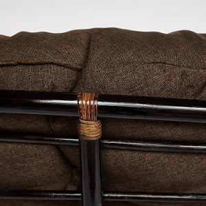 Кресло PAPASAN с подушкой, ткань коричневый/аntique brown