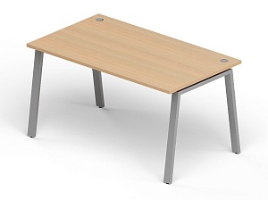 Стол рабочий LAVORO 160х80 см, акация/алюминий