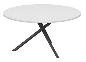 Стол для переговоров XTEN-S 120x120,  белый/антрацит