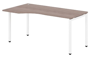 Стол эргономичный XTEN-S XSCET 169(L), левый, дуб сонома/белый, 1600х700/900х750 мм