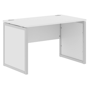 Стол рабочий XTEN-QP XQPST 127, белый/алюминий, 1200х700х750 мм