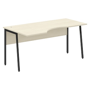 Стол эргономичный IMAGO PLUS СА-1P(L), левый, клен/антрацит, 1600х900х755 мм