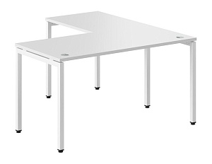Стол угловой XTEN-S 140x150,  белый/белый