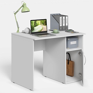 Стол компьютерный CD.1059 COMP 100x60 см, Белый