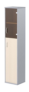 Шкаф комбинированный IMAGO СУ-1.7(R), правый, клен/металлик, 406х365х1975 мм