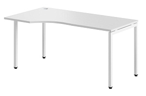 Стол эргономичный XTEN-S XSCET 169(L), левый, белый/белый, 1600х700/900х750 мм