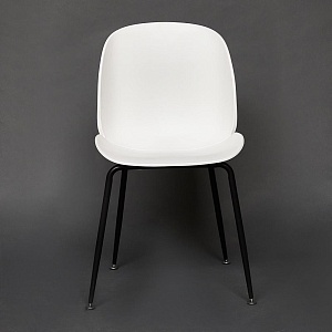 Стул Beetle Chair, металл/пластик белый