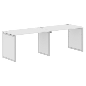 Бенч-система XTEN-QP XQPWST 2470, белый/алюминий, 2400х700х750 мм