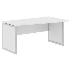 Стол эргономичный XTEN-QP XQPCT 169(R), правый, белый/алюминий, 1600х900х750 мм