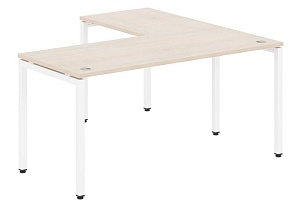 Стол угловой XTEN-S 160x150,  бук тиара/белый