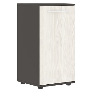 Шкаф низкий EDIS ELCS 42.1, ясень траун/белый/мокко, 426х430х832 мм