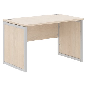 Стол рабочий XTEN-QP XQPST 127, бук тиара/алюминий, 1200х700х750 мм