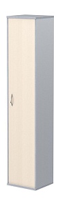 Шкаф высокий IMAGO СУ-1.9(R), правый, клен/металлик, 406х365х1975 мм