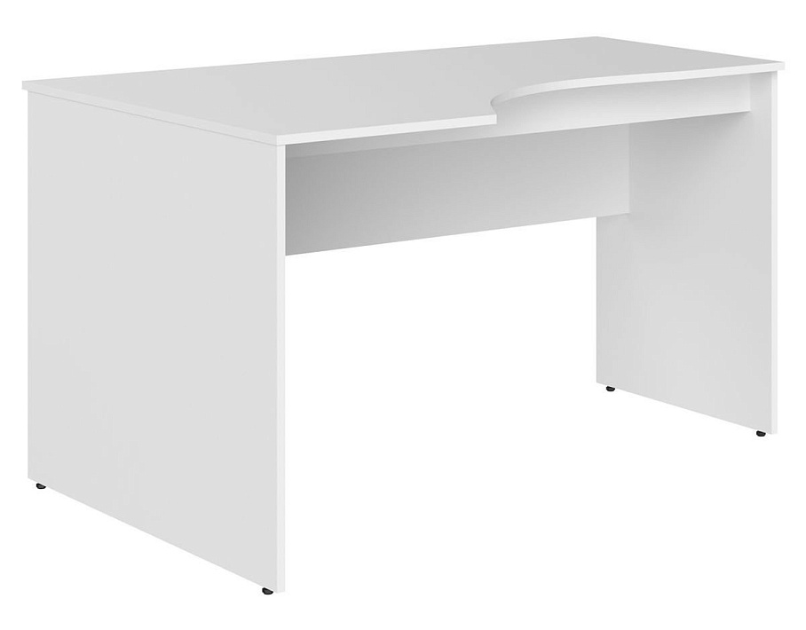 Стол эргономичный левый SIMPLE 140х90, Белый