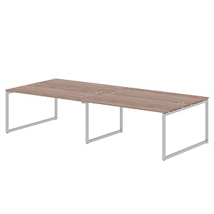 Бенч-система XTEN-Q, 320х140, дуб сонома/алюминий
