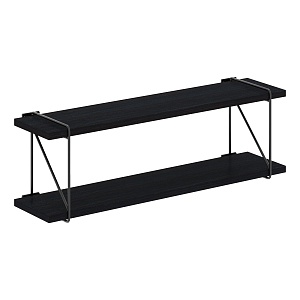 Полка с полкодержателями COFFEE SH4-ROD, дуб юкон модерн 660х166х214 COFFEE, 660х166х214 мм