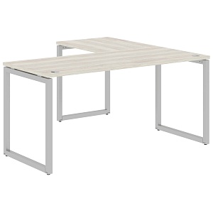 Стол угловой XTEN-Q XQCT 1615, сосна эдмонт/алюминий, 1600х1500х750 мм
