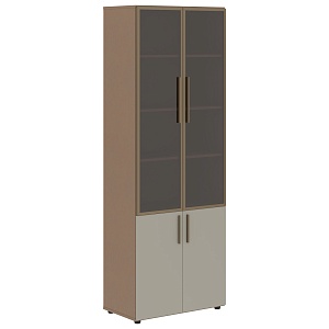 Шкаф комбинированный высокий VELION VHCS 80.2, аметист/кобра, 800х450х2253 мм