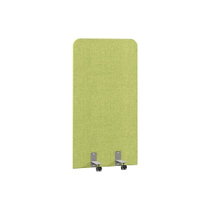 Акустическая перегородка на роликовых опорах RAND Acoustic RA.R-80/150, светло-зеленый, 800х28х1500 мм