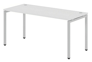 Стол рабочий XTEN-S 160x70,  белый/алюминий