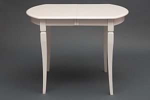 Стол обеденный MODENA раскладной 100(129)x75, ivory white