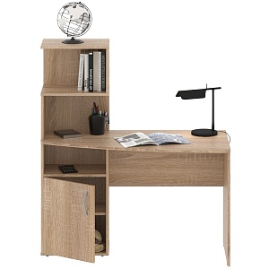 Стол компьютерный CD 1213(L) COMP 120x60 см, дуб сонома светлый