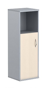 Шкаф средний IMAGO СУ-2.1(L), левый, клен/металлик, 406х365х1200 мм