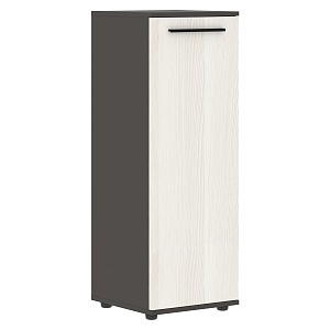 Шкаф средний EDIS EMCS 42.1, ясень траун/черный/мокко, 426х430х1199 мм