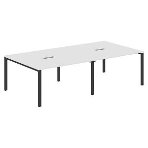 Стол для переговоров XTEN-S60 XS6SCT 2714, белый/антрацит, 2720х1406х750 мм