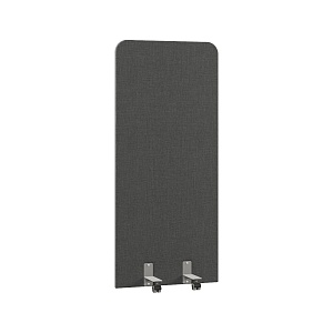 Акустическая перегородка на роликовых опорах RAND RA.R-80/180, графит, 800х28х1800 мм