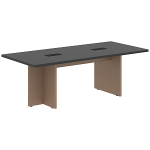 Стол для заседаний VELION VCT 2210, яшма черный/кобра, 2200х1000х750 мм