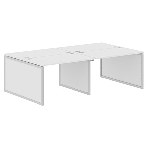 Бенч-система XTEN-QP XQPWST 2414, белый/алюминий, 2400х1406х750 мм