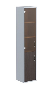 Шкаф комбинированный IMAGO СУ-1.2(L), венге магия/металлик, хх мм